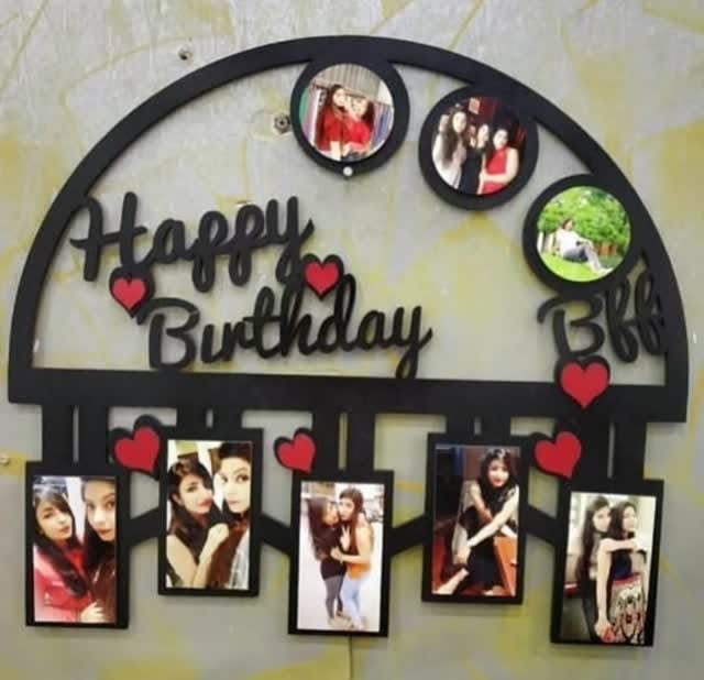 Birthday Photo Display — original Bow Fairy product photo